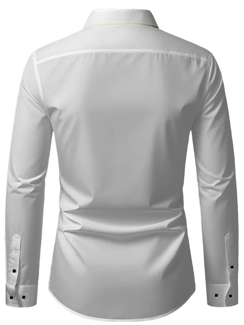 Daven - Camicia Business Vestibilità Slim Casuale - Image 17