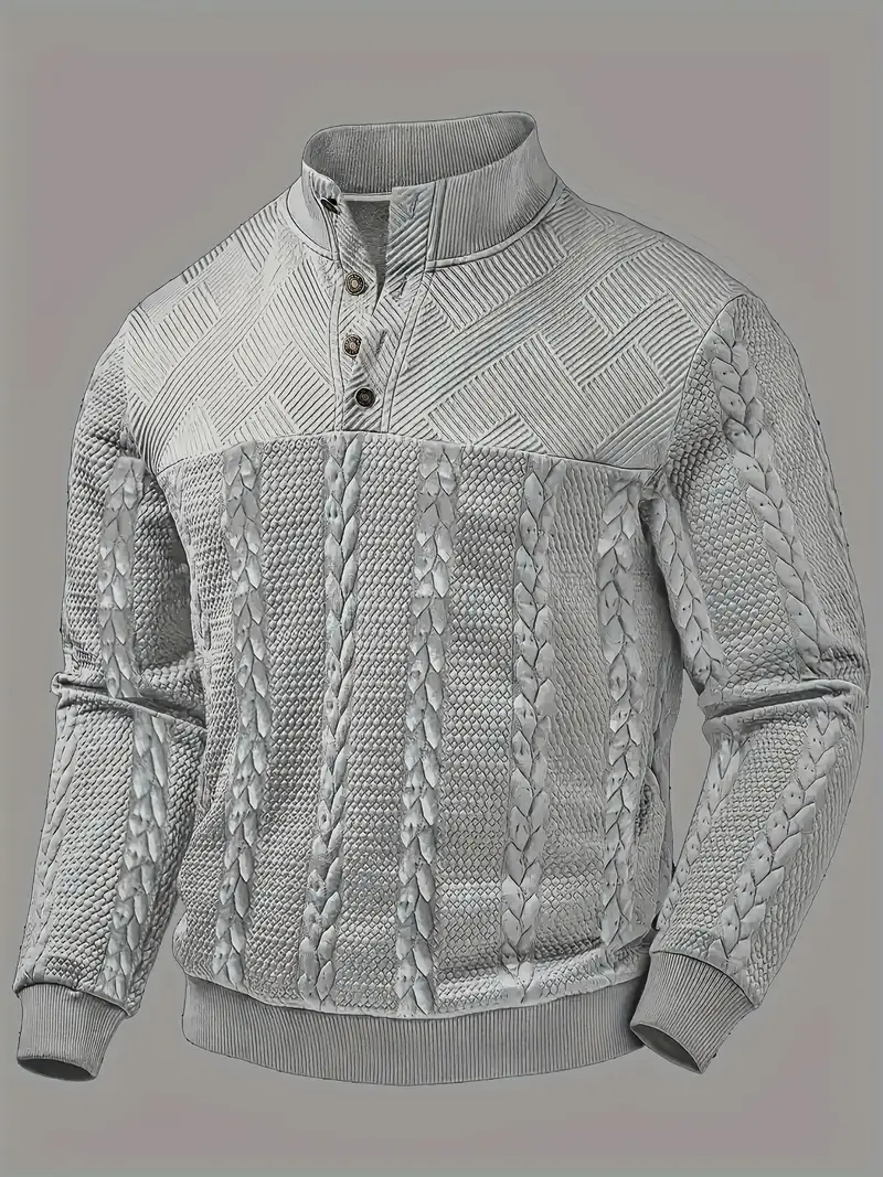 Dawson - Maglione Henley a Maniche Lunghe Con Strisce - Image 10