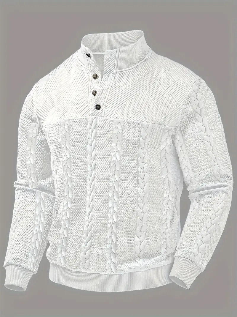 Dawson - Maglione Henley a Maniche Lunghe Con Strisce - Image 6