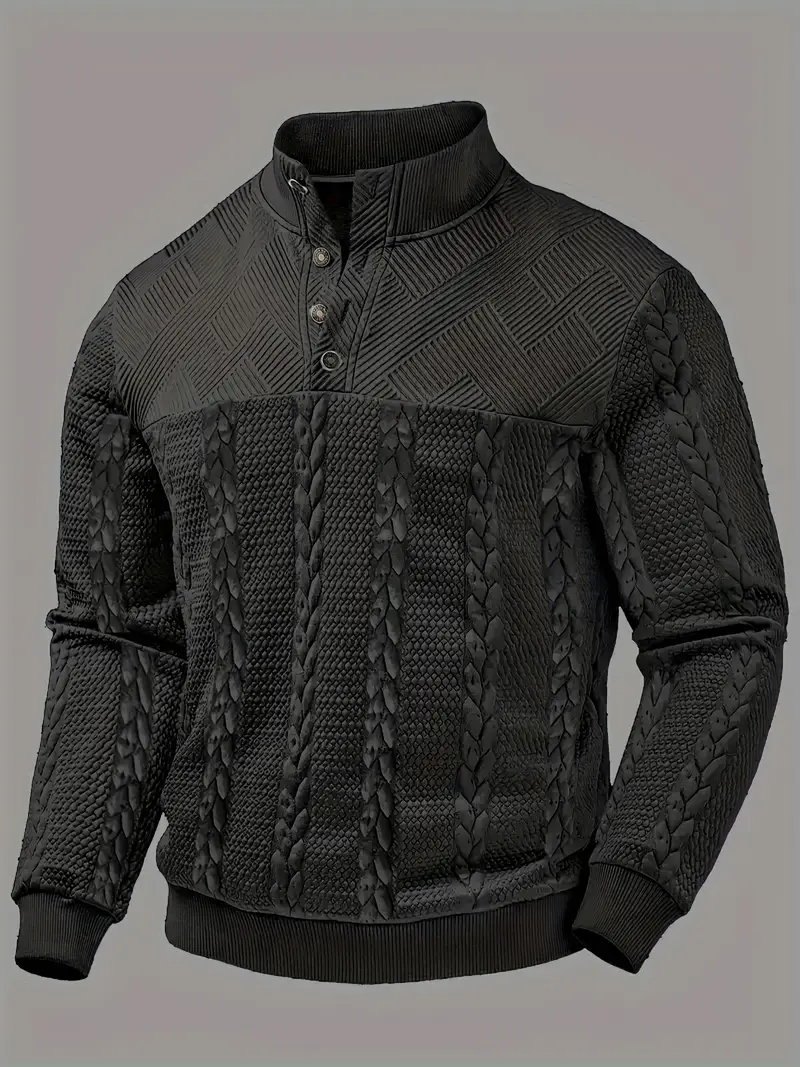 Dawson - Maglione Henley a Maniche Lunghe Con Strisce - Image 7