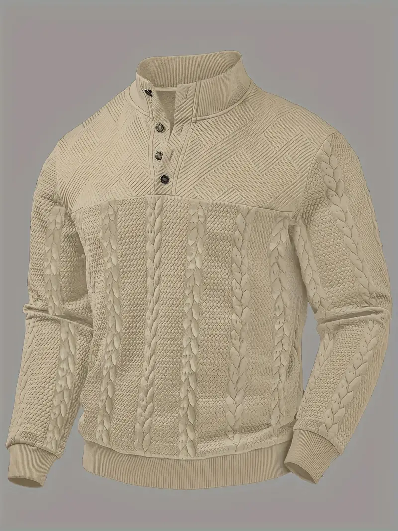 Dawson - Maglione Henley a Maniche Lunghe Con Strisce - Image 8