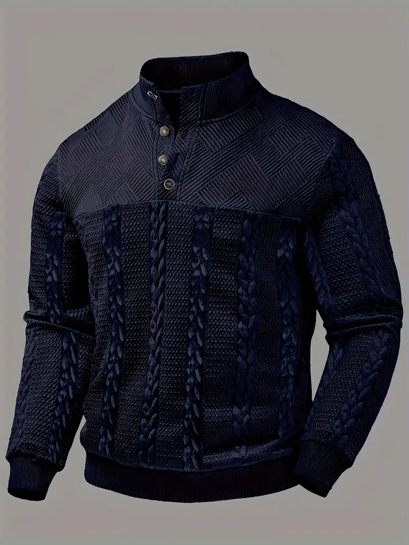 Dawson - Maglione Henley a Maniche Lunghe Con Strisce - Image 9