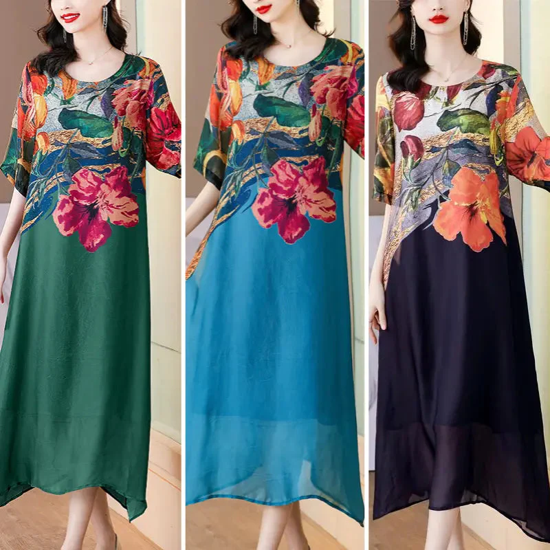 Debby - Abito Elegante Con Stampa Floreale - Image 7
