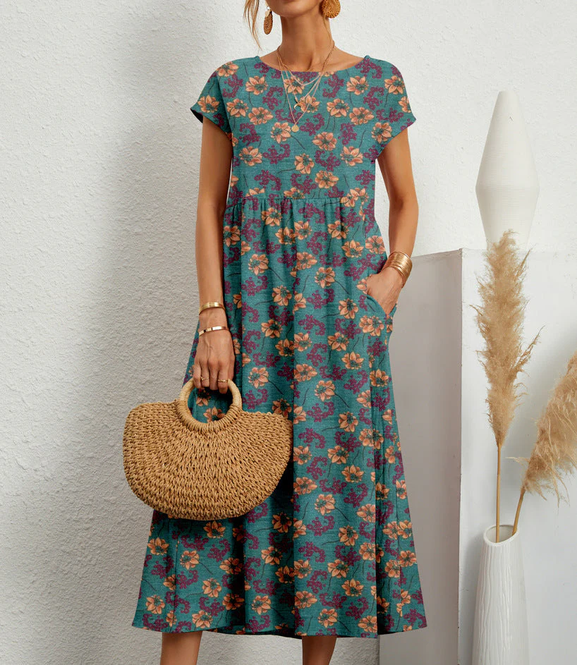 Deborah - Elegante Abito Floreale - Image 3
