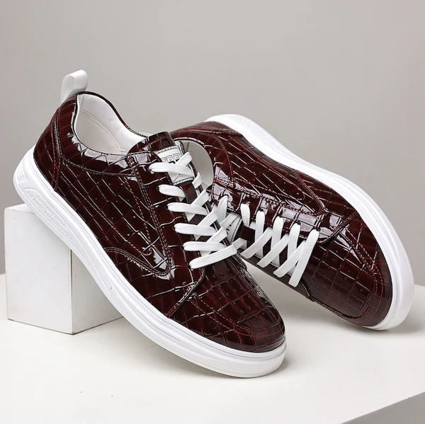 Deion - Scarpe Da Ginnastica Stringata in Pelle - Image 5