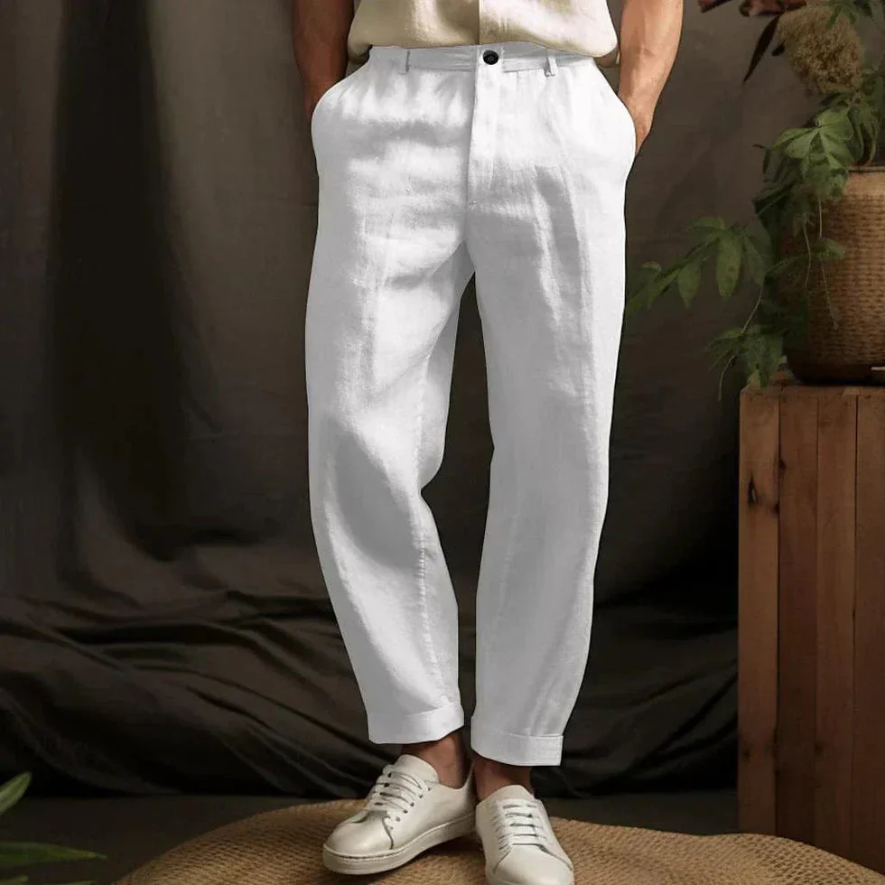 Derik - Pantaloni Estivi in Lino - Image 2