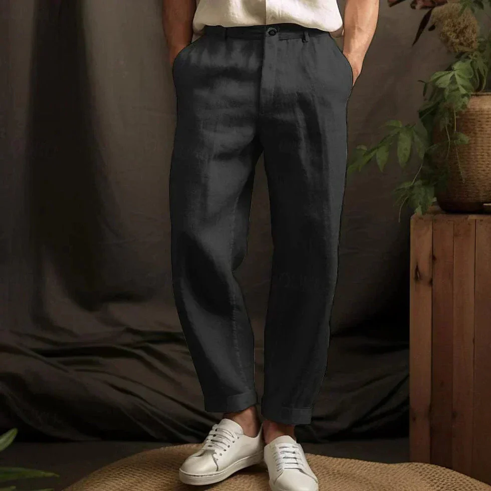 Derik - Pantaloni Estivi in Lino - Image 3
