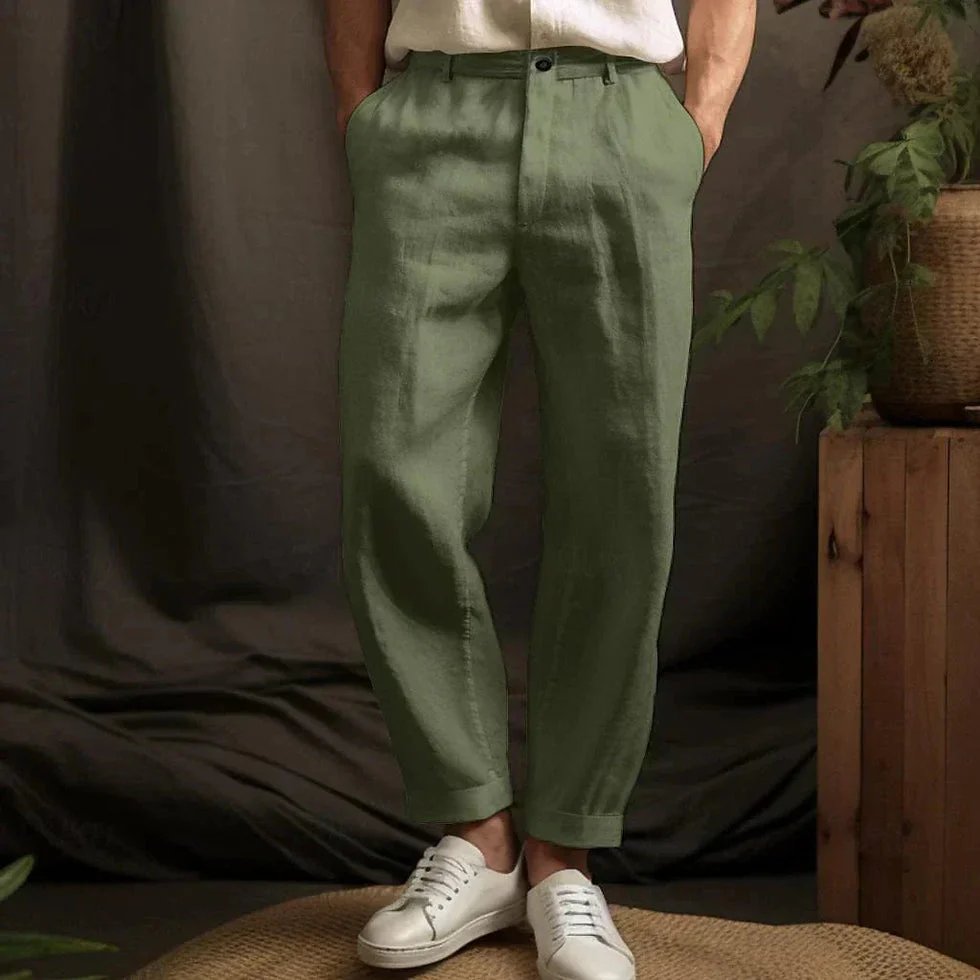 Derik - Pantaloni Estivi in Lino - Image 4