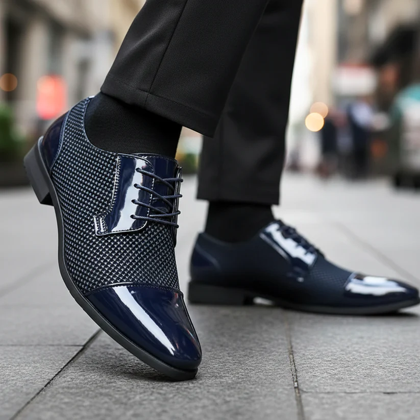 Dernard - Scarpe Stringate in Pelle - Image 4