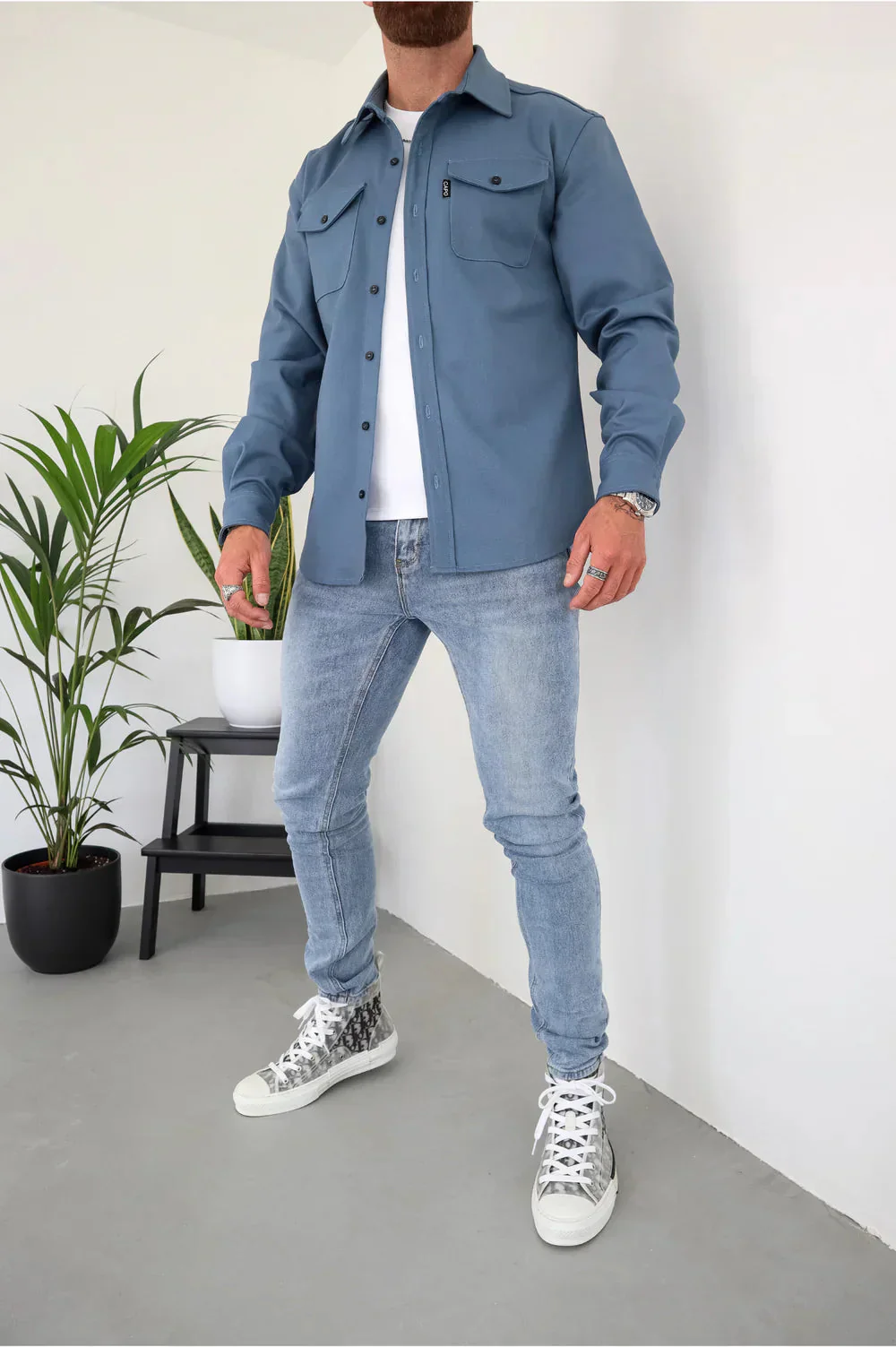 Dewid - Camicia con Bottoni e Tasche Frontali - Image 11