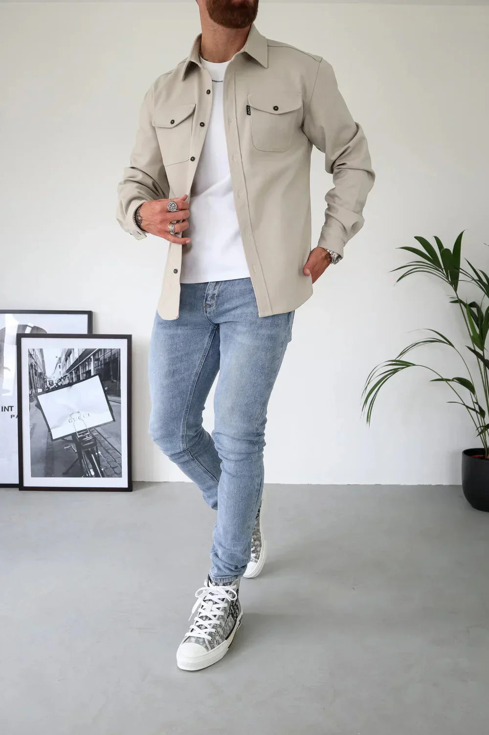 Dewid - Camicia con Bottoni e Tasche Frontali - Image 12