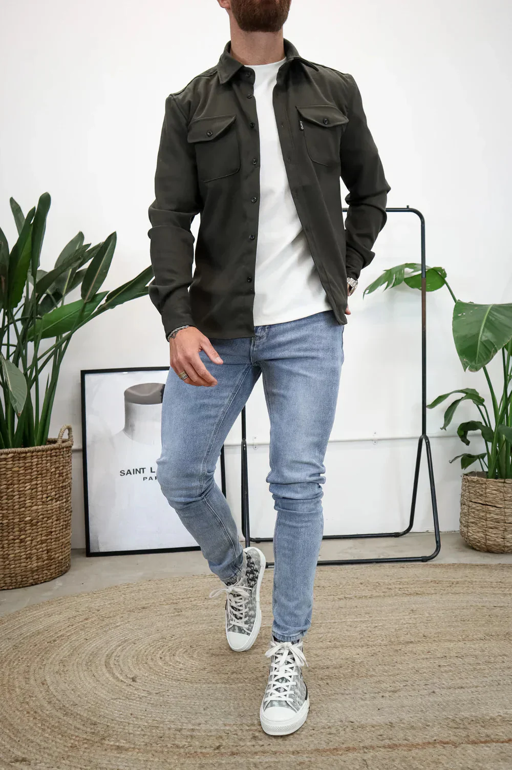 Dewid - Camicia con Bottoni e Tasche Frontali - Image 15