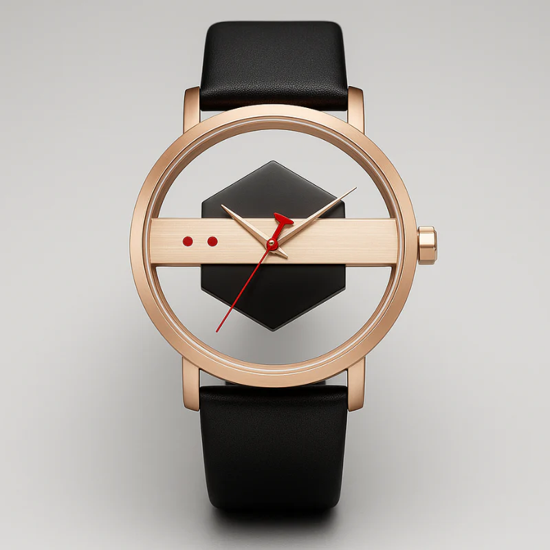 DialVorn - Orologio Con Quadrante Geometrico E Cinturino - Image 6