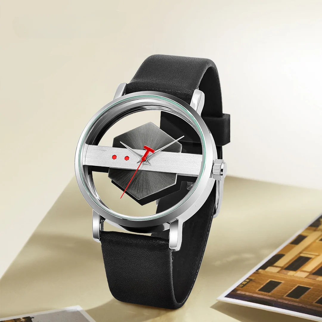 DialVorn - Orologio Con Quadrante Geometrico E Cinturino - Image 9