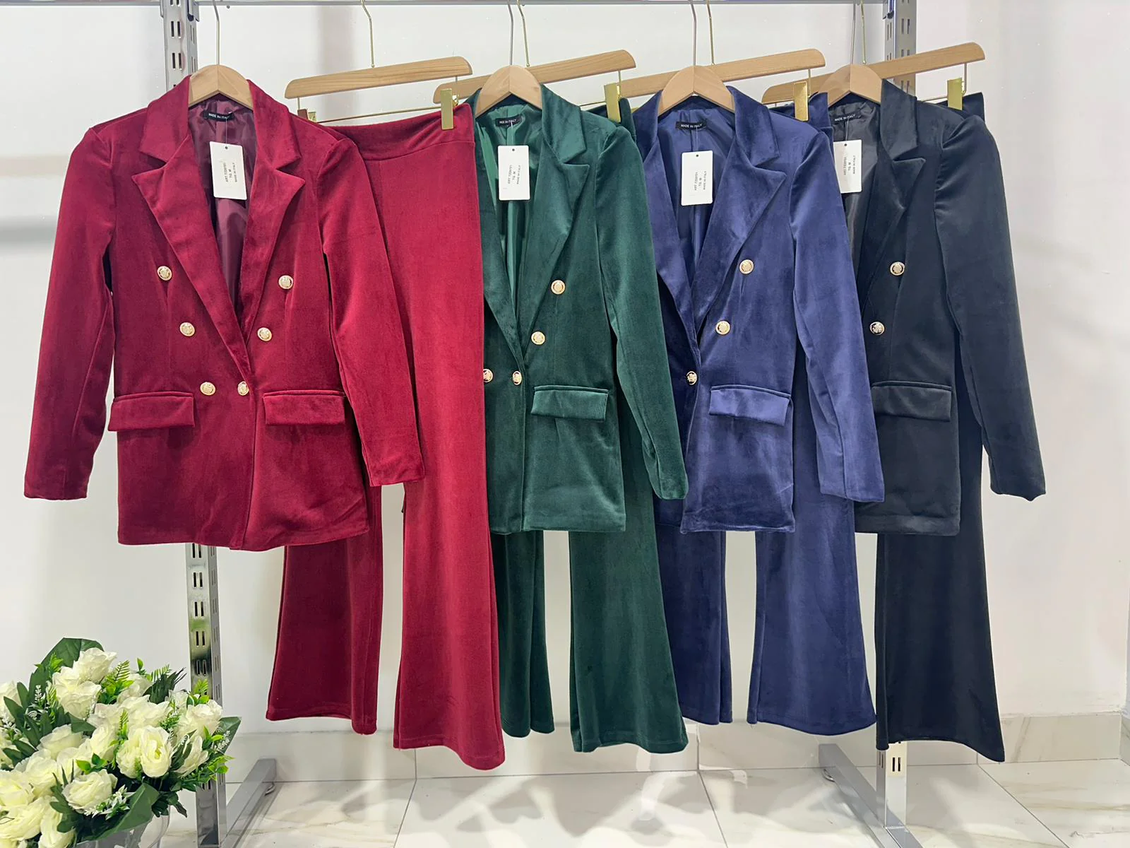 Dimitra - Set Blazer Doppiopetto In Velluto - Image 10