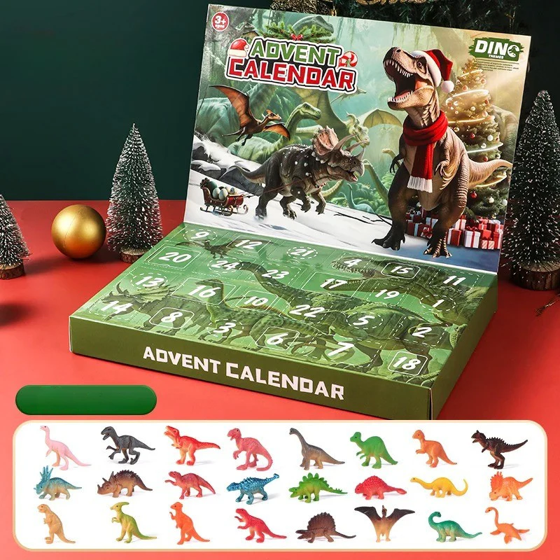 DinoFun - Calendario dell'Avvento di 24 Giorni Ricco di Sorprese - Image 2