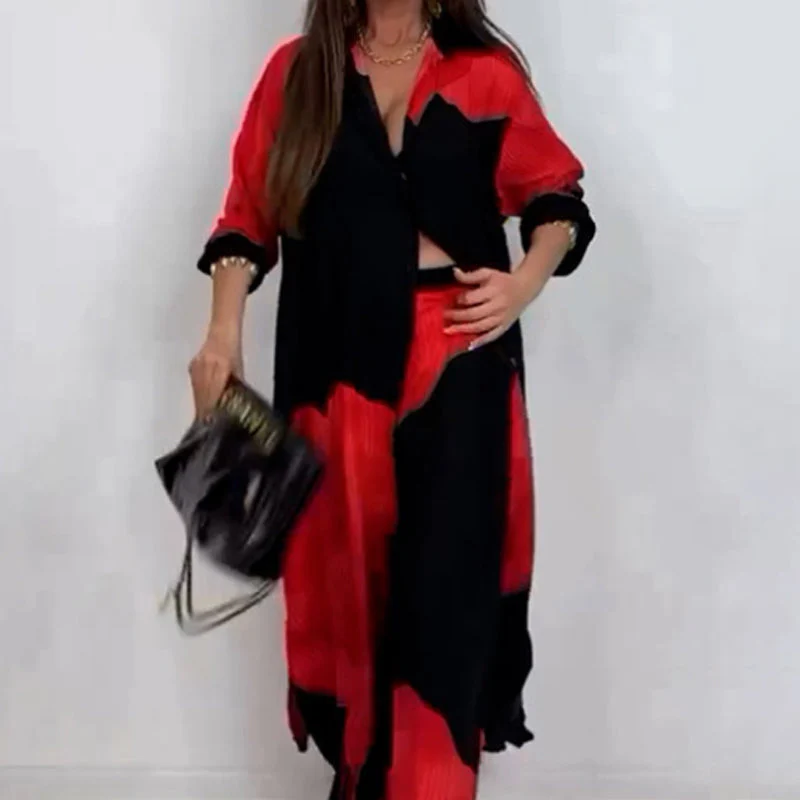 Dionicia - Camicia Elegante con Bottoni e Pantaloni con Coulisse - Image 2
