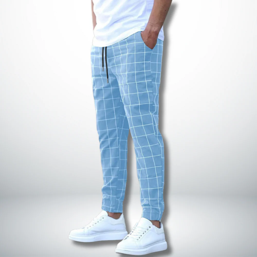 Doriano - Comodi Pantaloni a Quadri - Image 4
