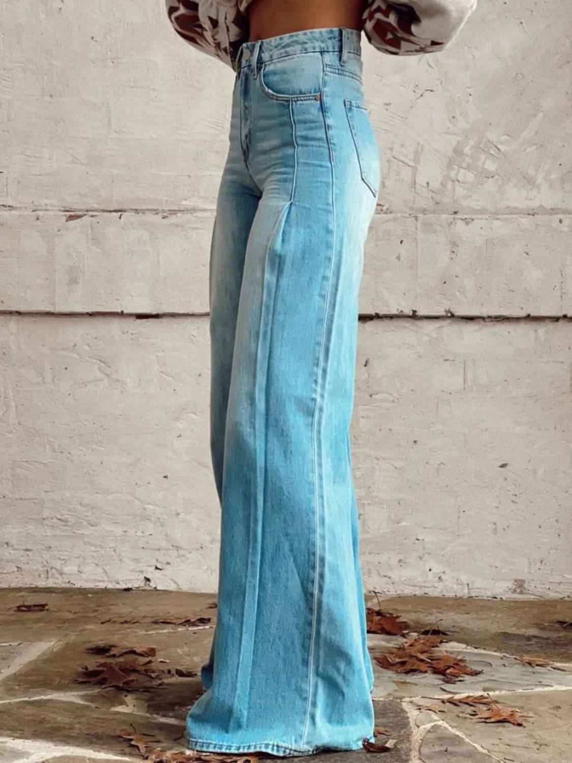 DOROTEA - PANTALONI CLASSICI A GAMBA LARGA - Image 3