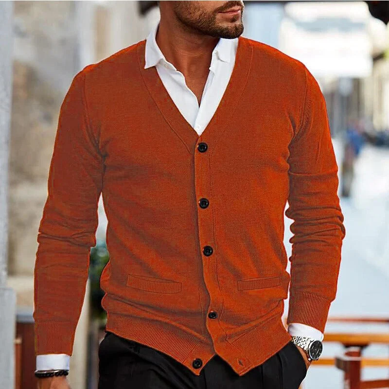 Dunstan - Cardigan Casuale Con Scollo a V - Image 4
