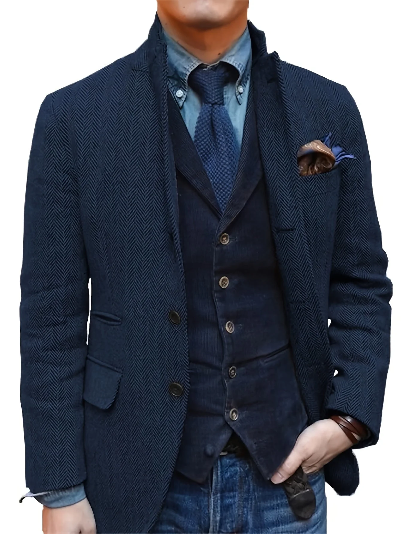 Dvian - Elegante Giacca Con Bottoni