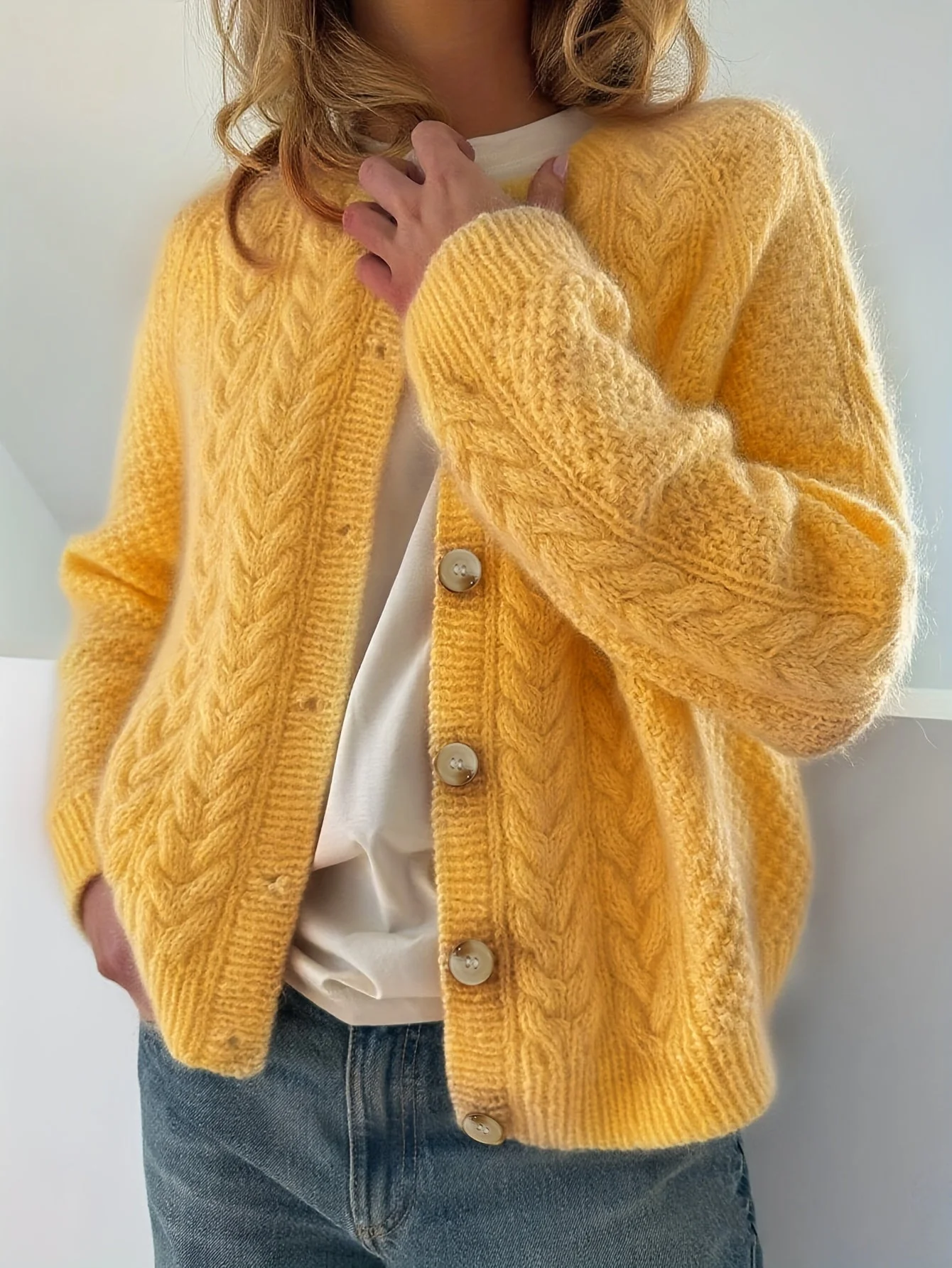 Dwina - Cardigan Lavorato a Maglia Con Bottoni - Image 7