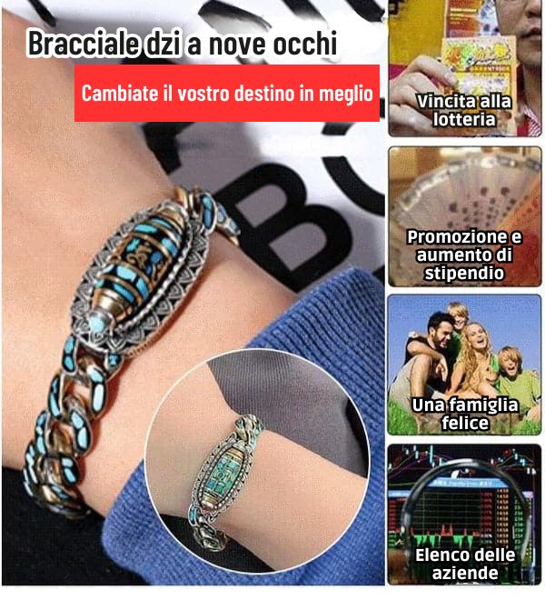 DziVana - Bracciale Dzi Con Mantra a Sei Caratteri In Turchese - Image 7