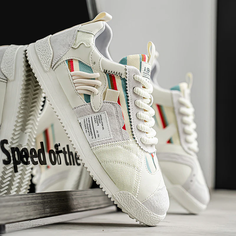 Edwardo - Scarpe Da Ginnastica Retrò Frammento - Image 4