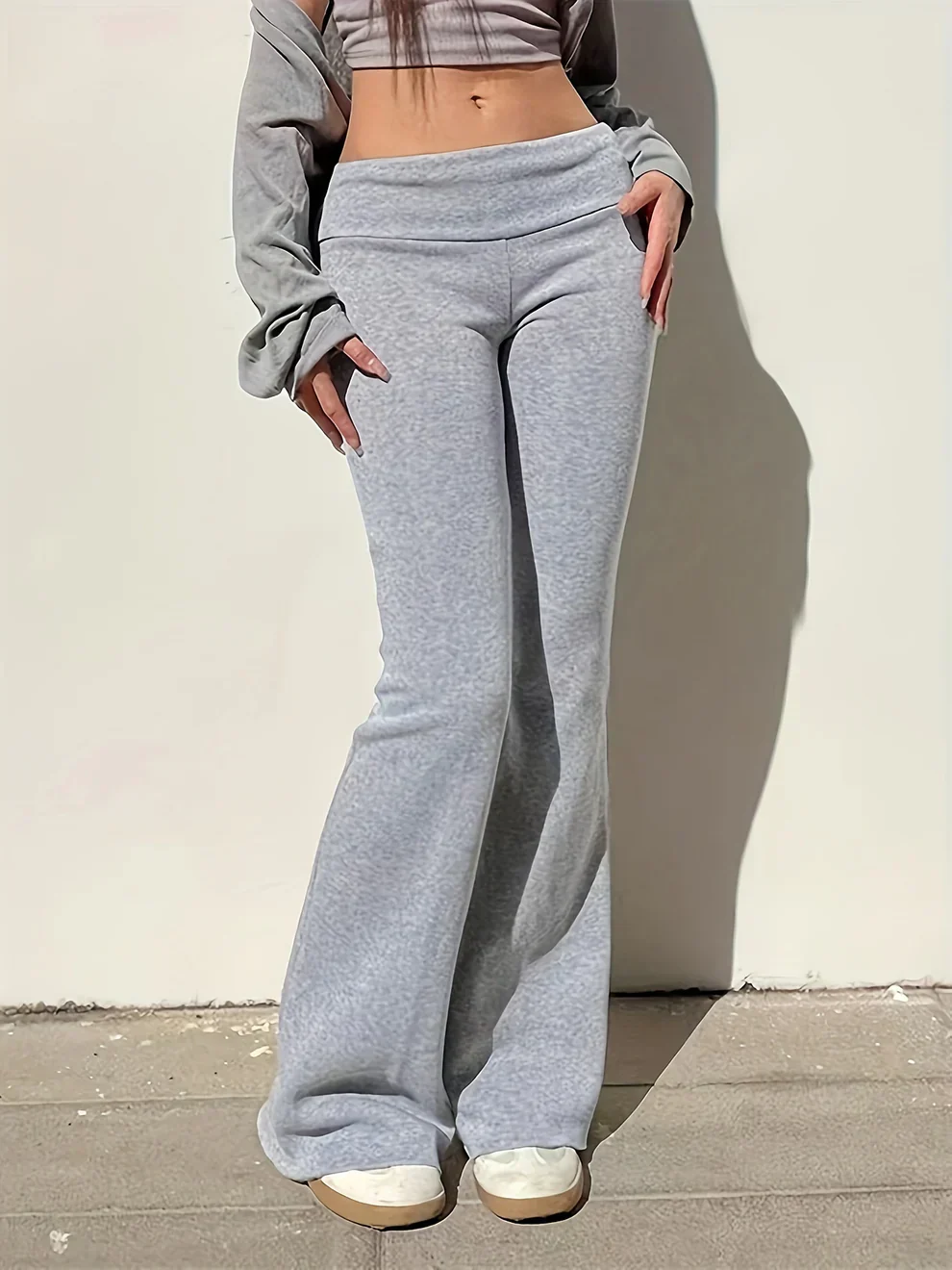 Eefje - Pantaloni Svasati In Maglia - Image 2