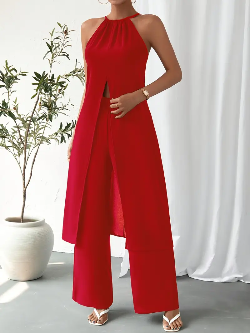 Eirini - Elegante Set Due Pezzi Senza Maniche - Image 6