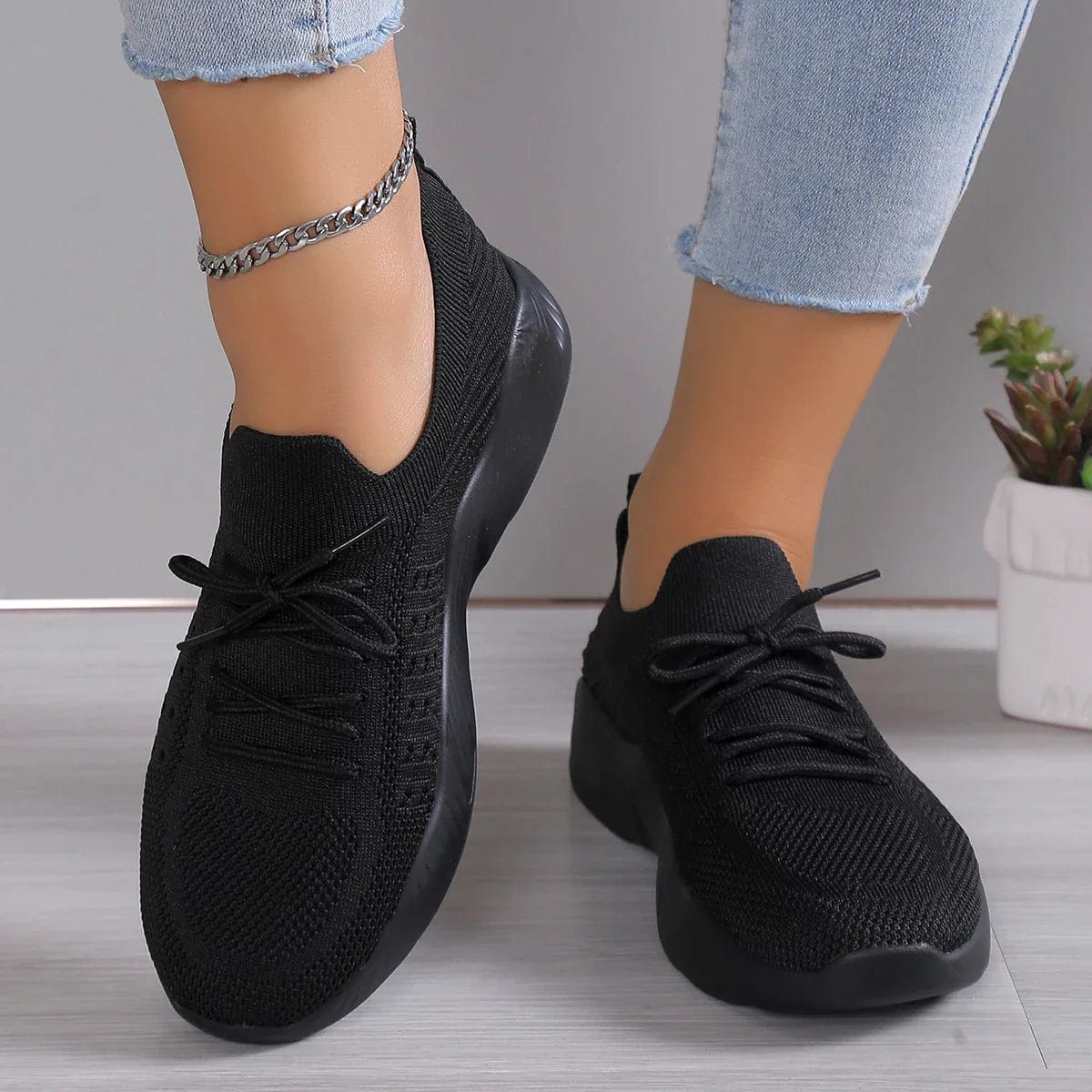 Elechka - Scarpe Sportive in Mesh Traspirante - Image 4