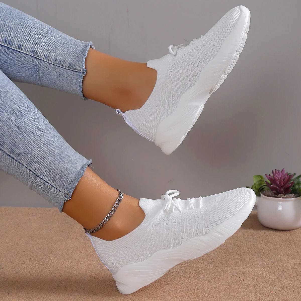Elechka - Scarpe Sportive in Mesh Traspirante - Image 7