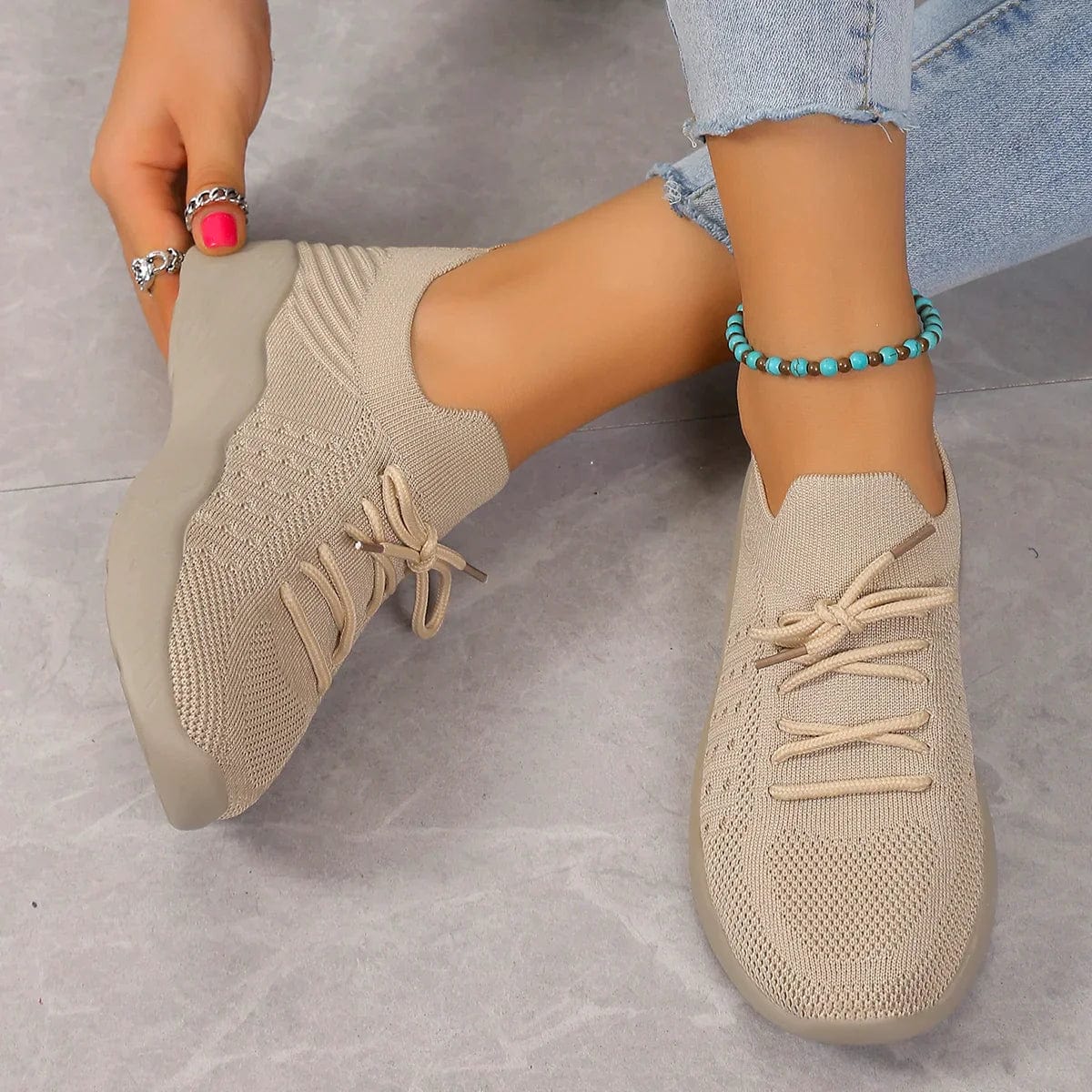 Elechka - Scarpe Sportive in Mesh Traspirante - Image 8