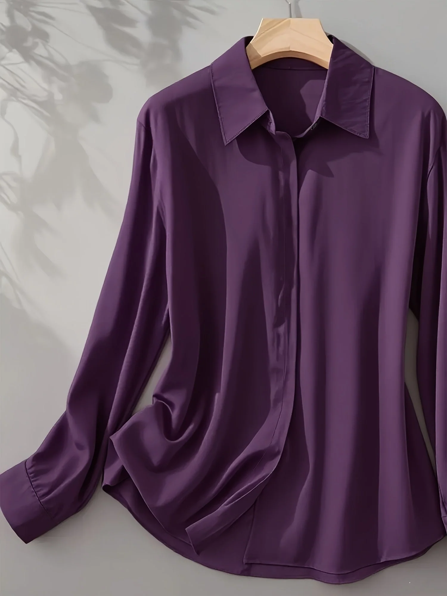 Elenochka - Elegante Camicia A Maniche Lunghe Bottoni - Image 24