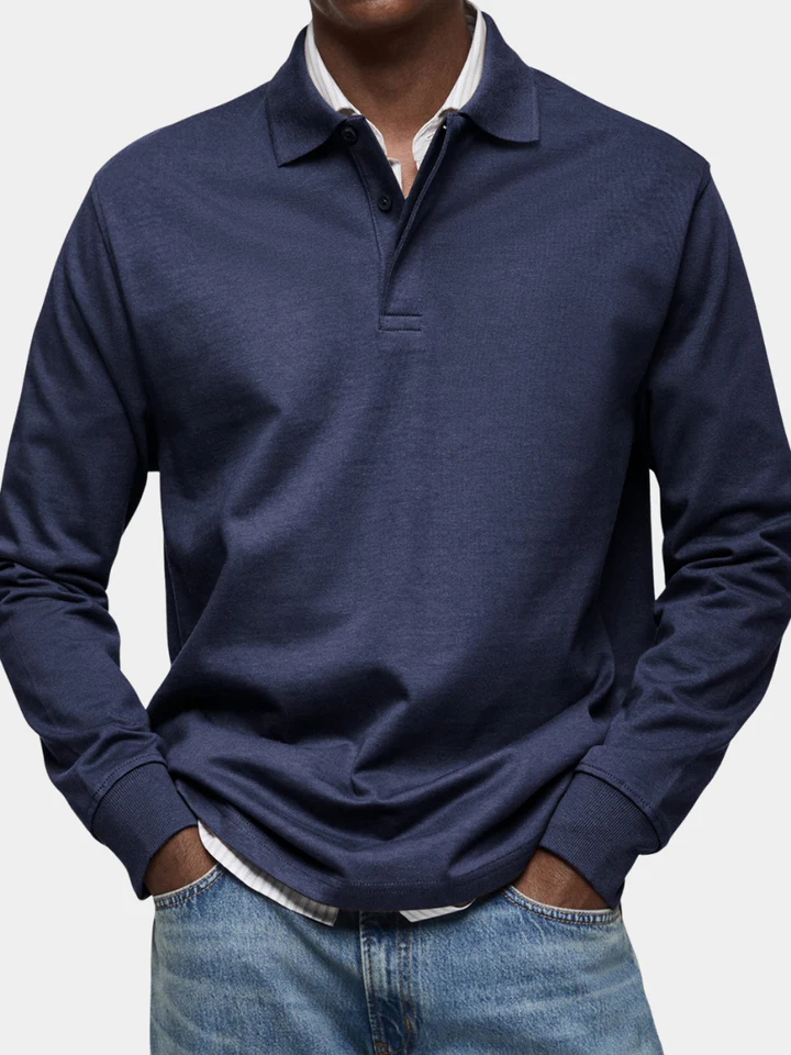 Elhanan - Elegante Polo a Maniche Lunghe - Image 10
