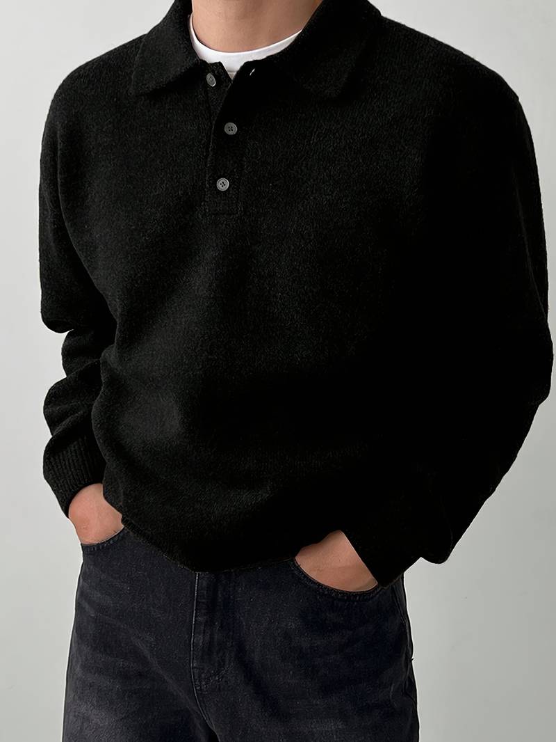 Eliran - Elegante Maglia a Maniche Lunghe Con Collo Alto - Image 2