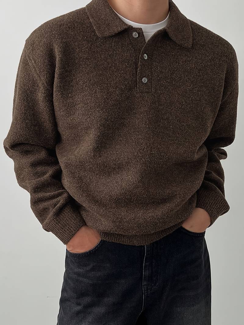 Eliran - Elegante Maglia a Maniche Lunghe Con Collo Alto - Image 7