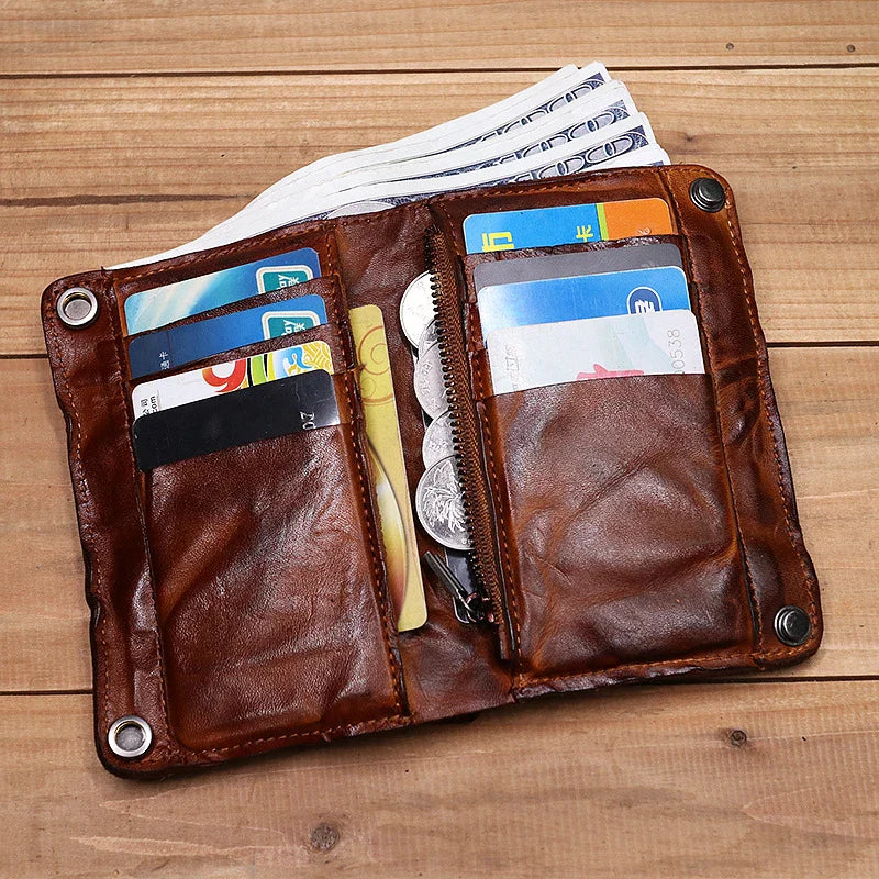 EliteHide - Portafoglio in Pelle Fatto a Mano Con Più Scomparti Per Carte Di Credito - Image 8