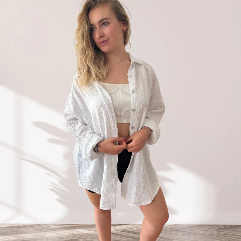 Eliza - Camicia in Cotone Oversize Horus - Image 11