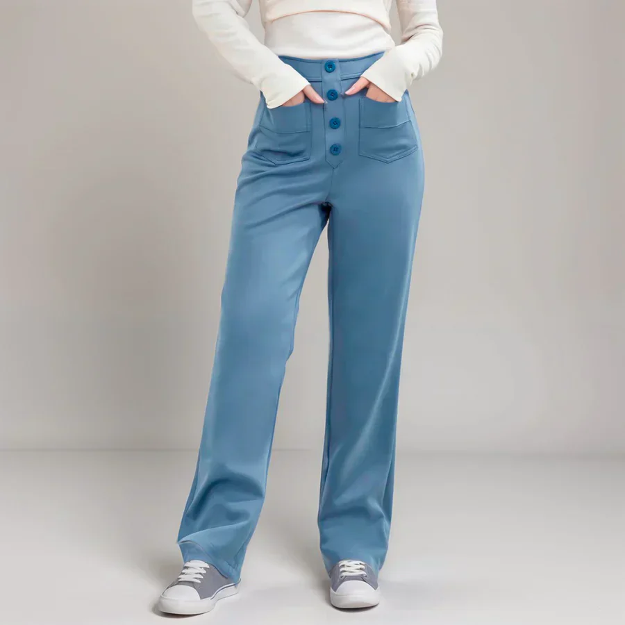 Elkee - Pantaloni Elastici a Vita Alta - Image 7