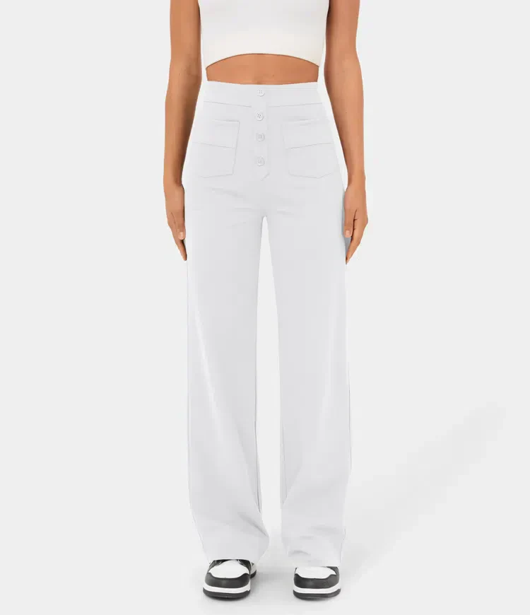 Elkee - Pantaloni Elastici a Vita Alta - Image 8