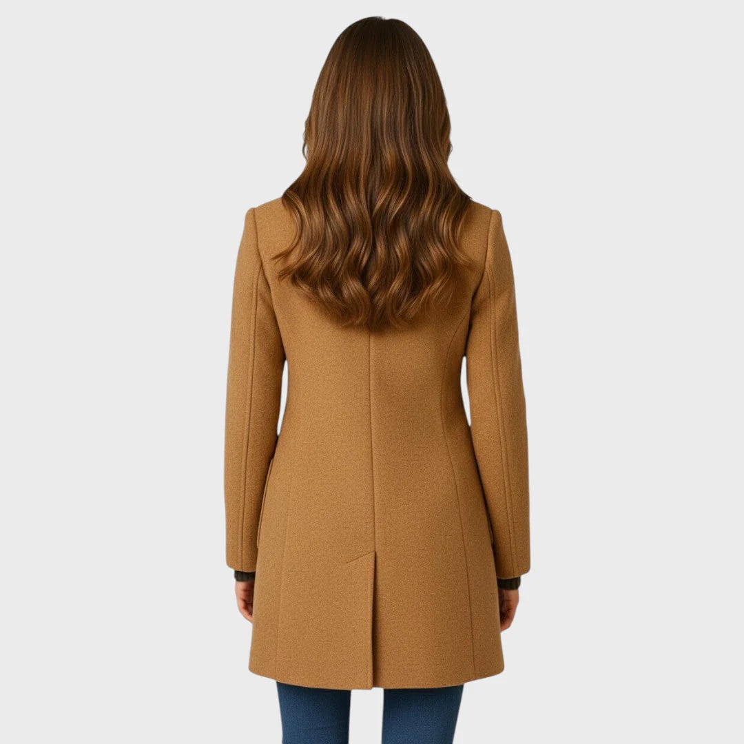Ellarose - Elegante Cappotto in Lana Con Abbottonatura - Image 8