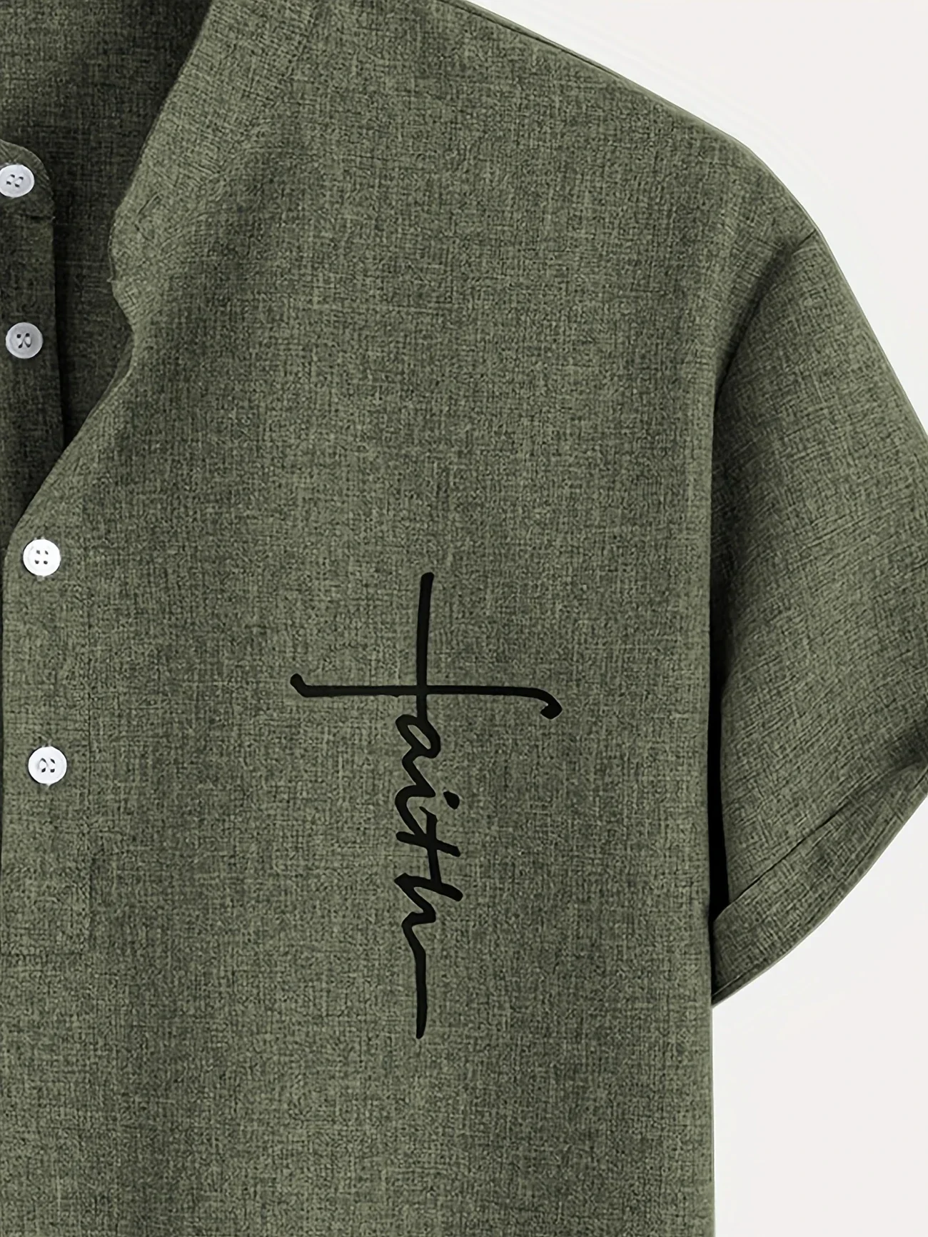 Elliott - Elegante Camicia a Maniche Corte Con Collo Alto - Image 26
