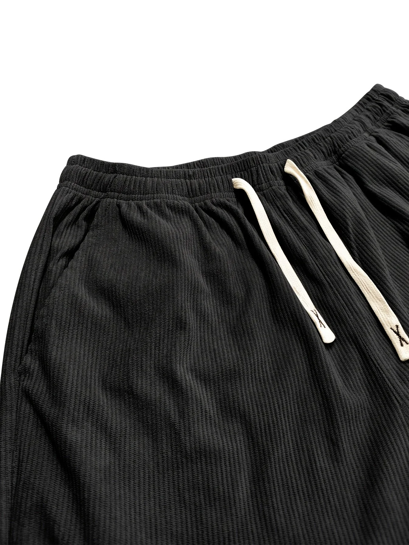 Ellyson - Pantaloni In Velluto a Coste Con Coulisse In Vita - Image 8