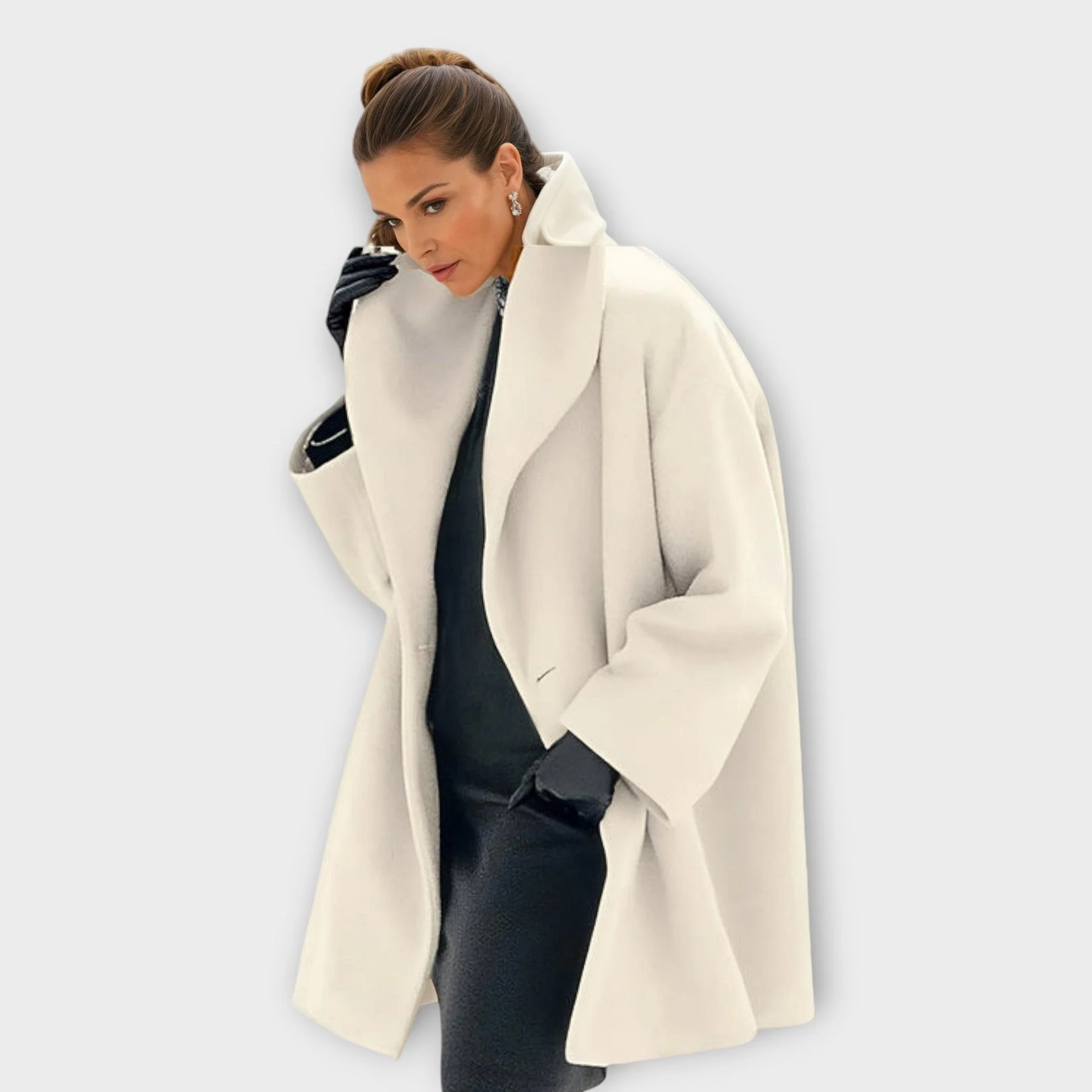 Elodie - Cappotto a Giacca a Vento di Lusso in Lana - Image 3