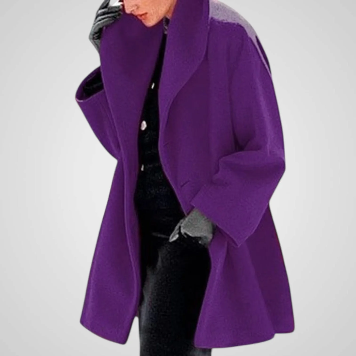 Elodie - Cappotto a Giacca a Vento di Lusso in Lana - Image 7