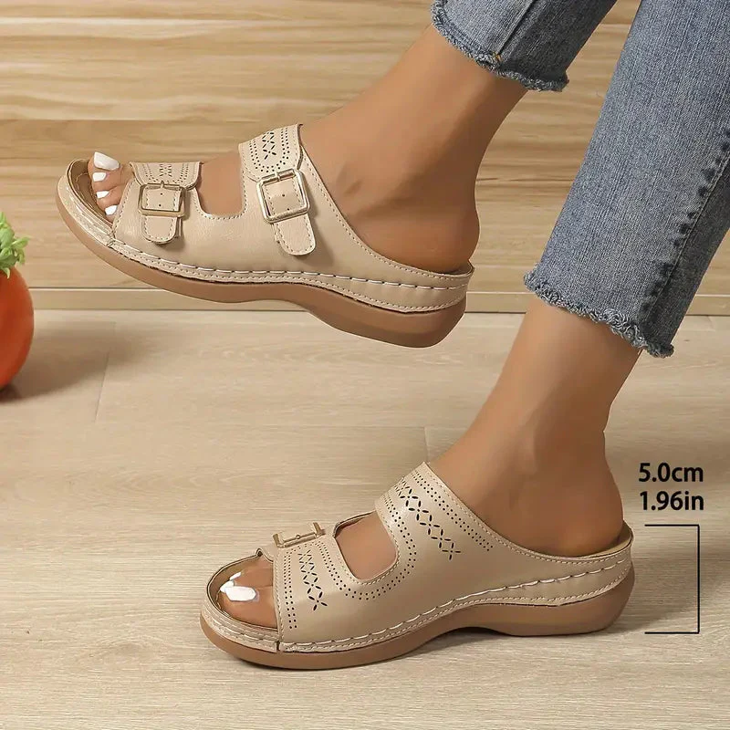 Eloisa – Sandali Eleganti Con Zeppa Regolabile - Image 3