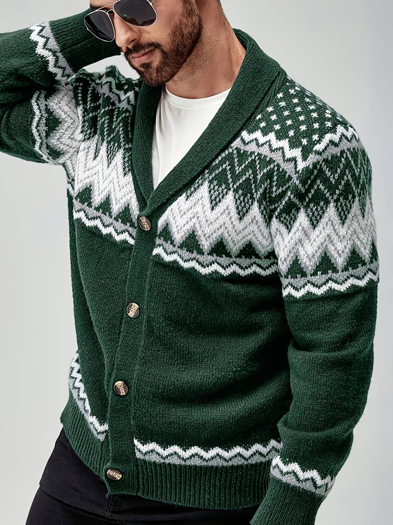 Elroy - Maglione Casual Con Motivo Geometrico - Image 9