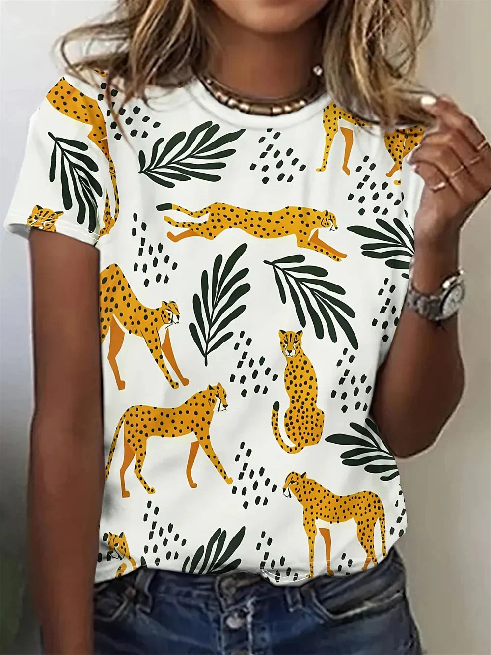 Elsy - Camicia Elegante con Stampa Animalier - Image 4