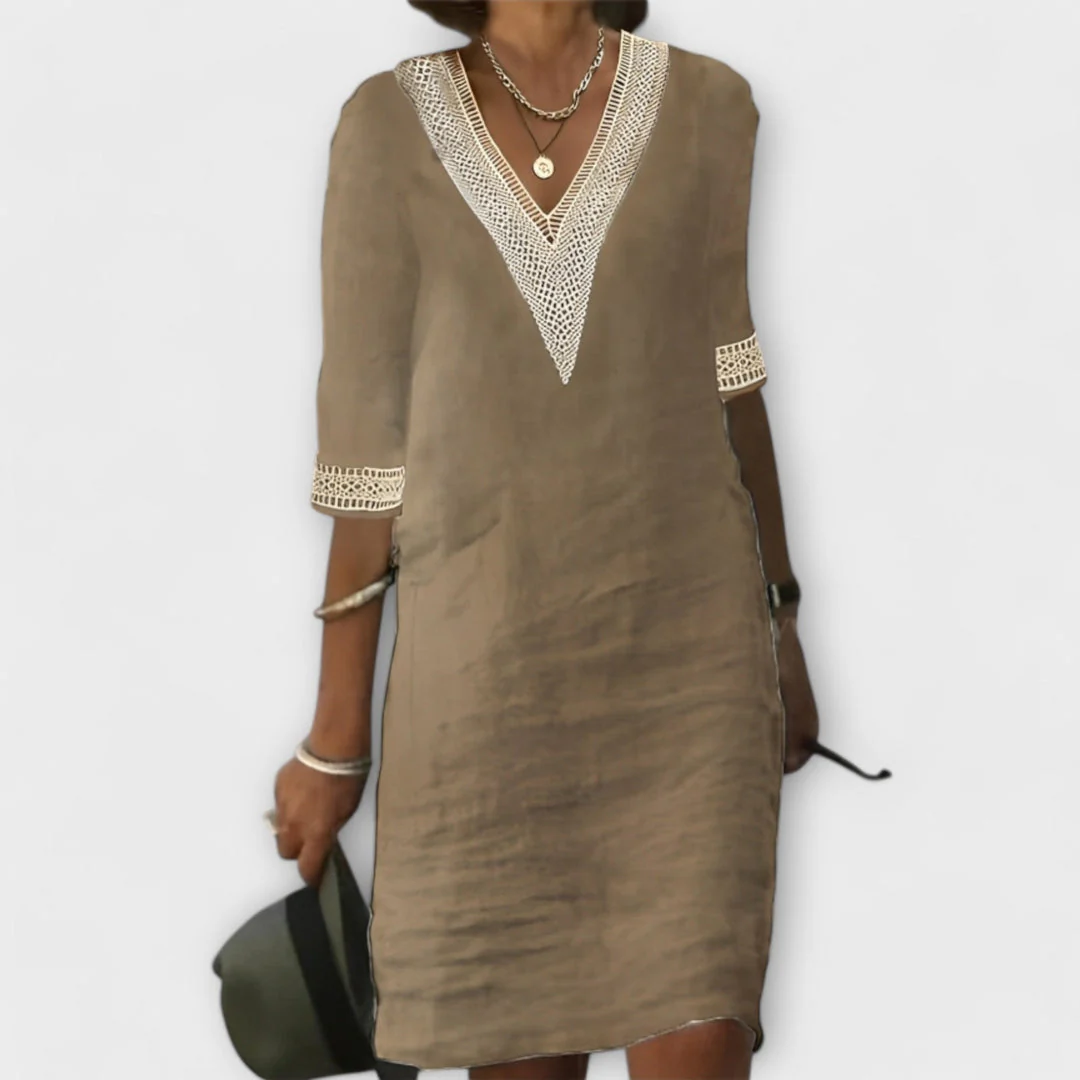 Emelia - Abito in Cotone e Lino - Image 4